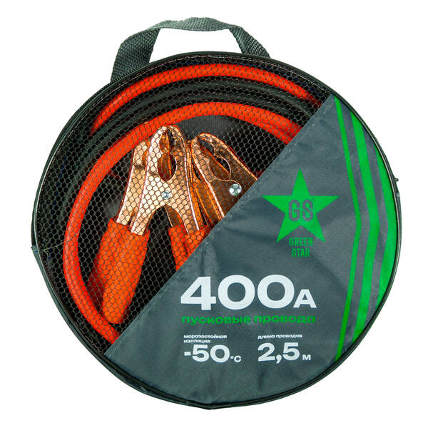 Провода вспомогательного пуска Green Star 400A 2.5м