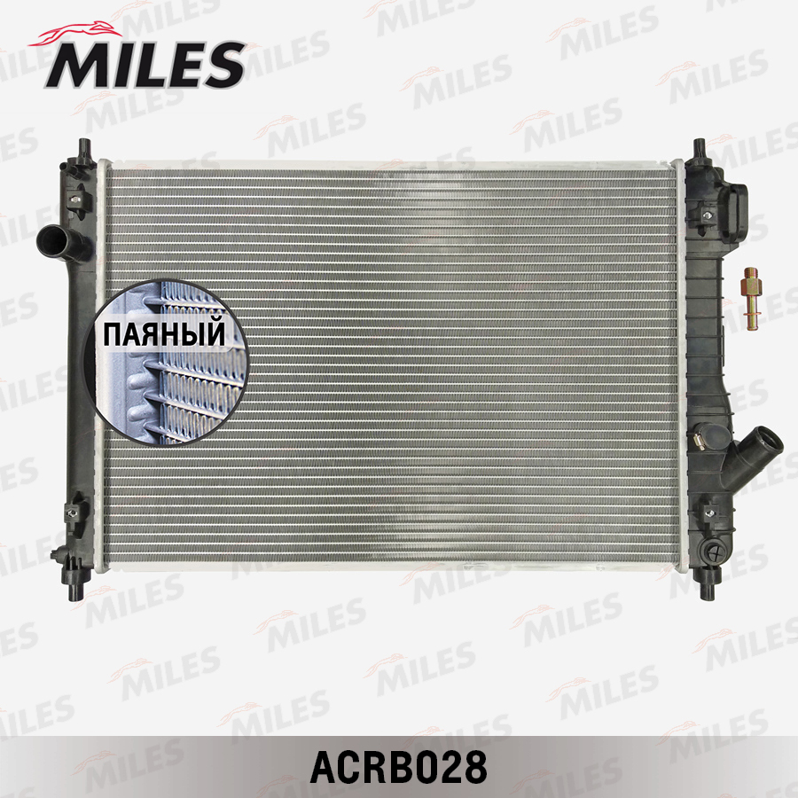 Радиатор двигателя Chevrolet Aveo T200/250 1.4L A14XER F14D4 LDT 08/04-