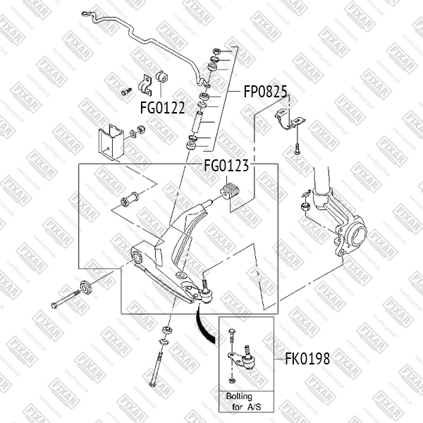 Шаровая опора Daewoo Nexia N100/150 96/01- Espero 91/10-99/06 Lanos T100 97/05-