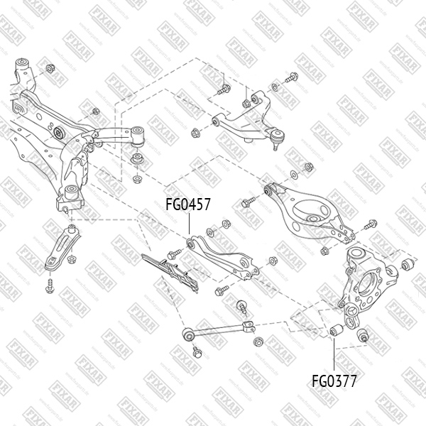 Сайлентблок задней поперечной тяги Nissan J31/32 Z50/51 U31
