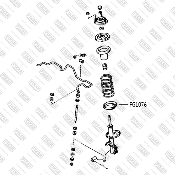 Прокладка пружины передняя Toyota #E9#/10#/11#