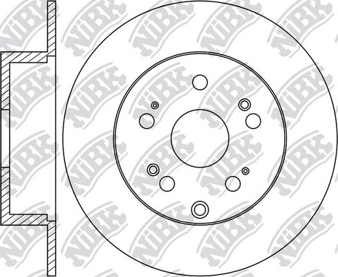 Диск тормозной задний Honda RD4-8 RE# RM# RP#