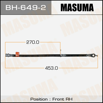 Шланг тормозной передний Toyota URJ201/202 LX570 VDJ200 12/01-