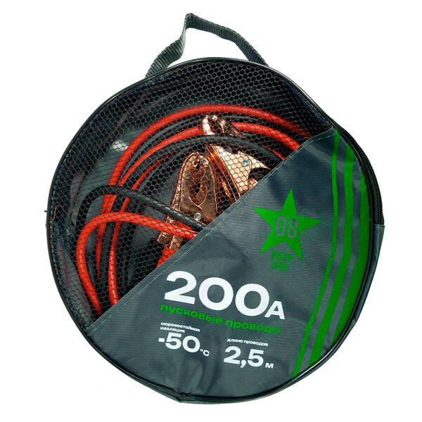 Провода вспомогательного пуска Green Star 200A 2.5м